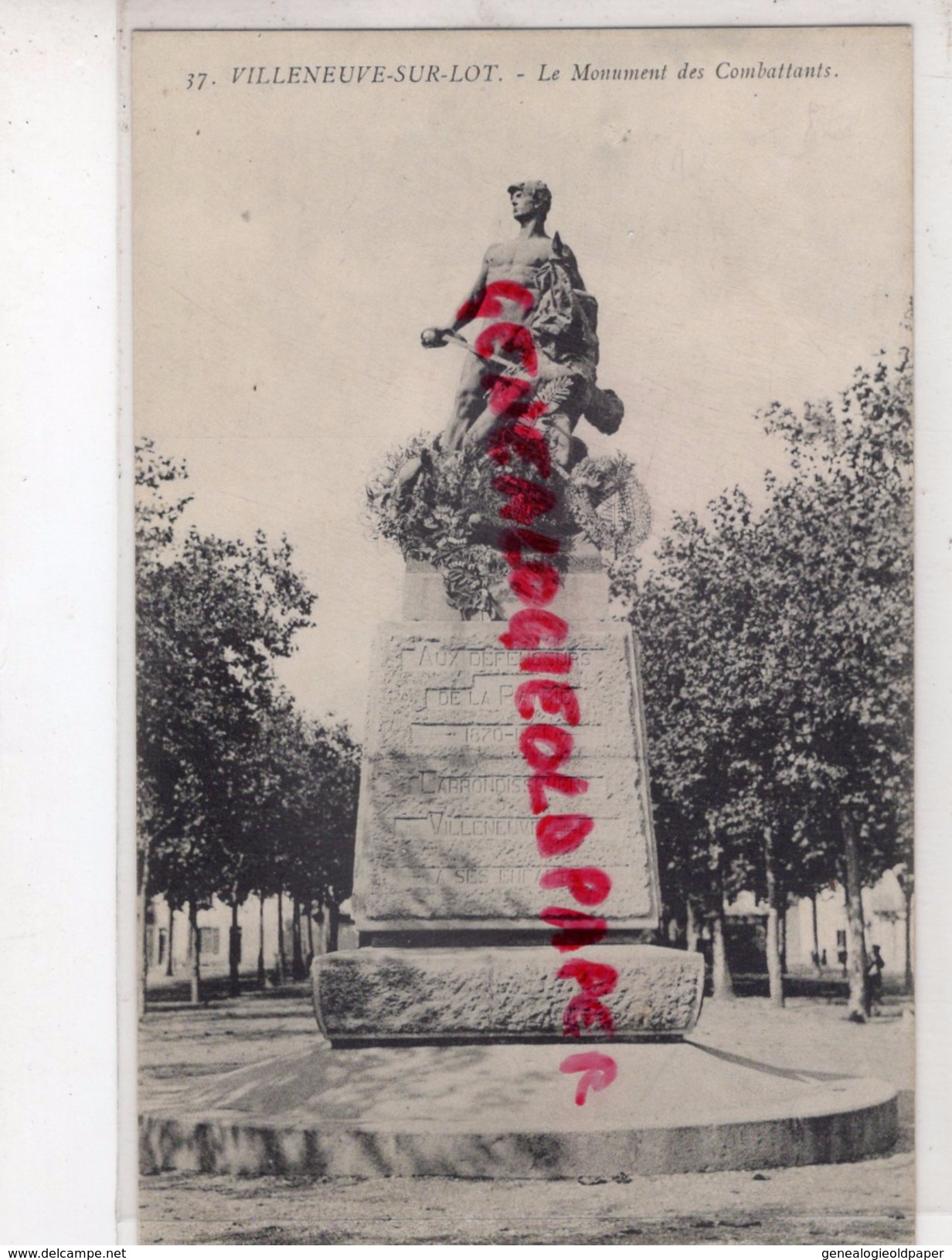 47 - MARMANDE - LE MONUMENT DES COMBATTANTS - Marmande