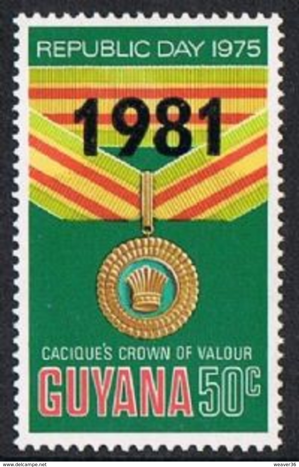 Guyana SG812 1981 Definitive 50c Unmounted Mint [17/16141/1D] - Guyana (1966-...)