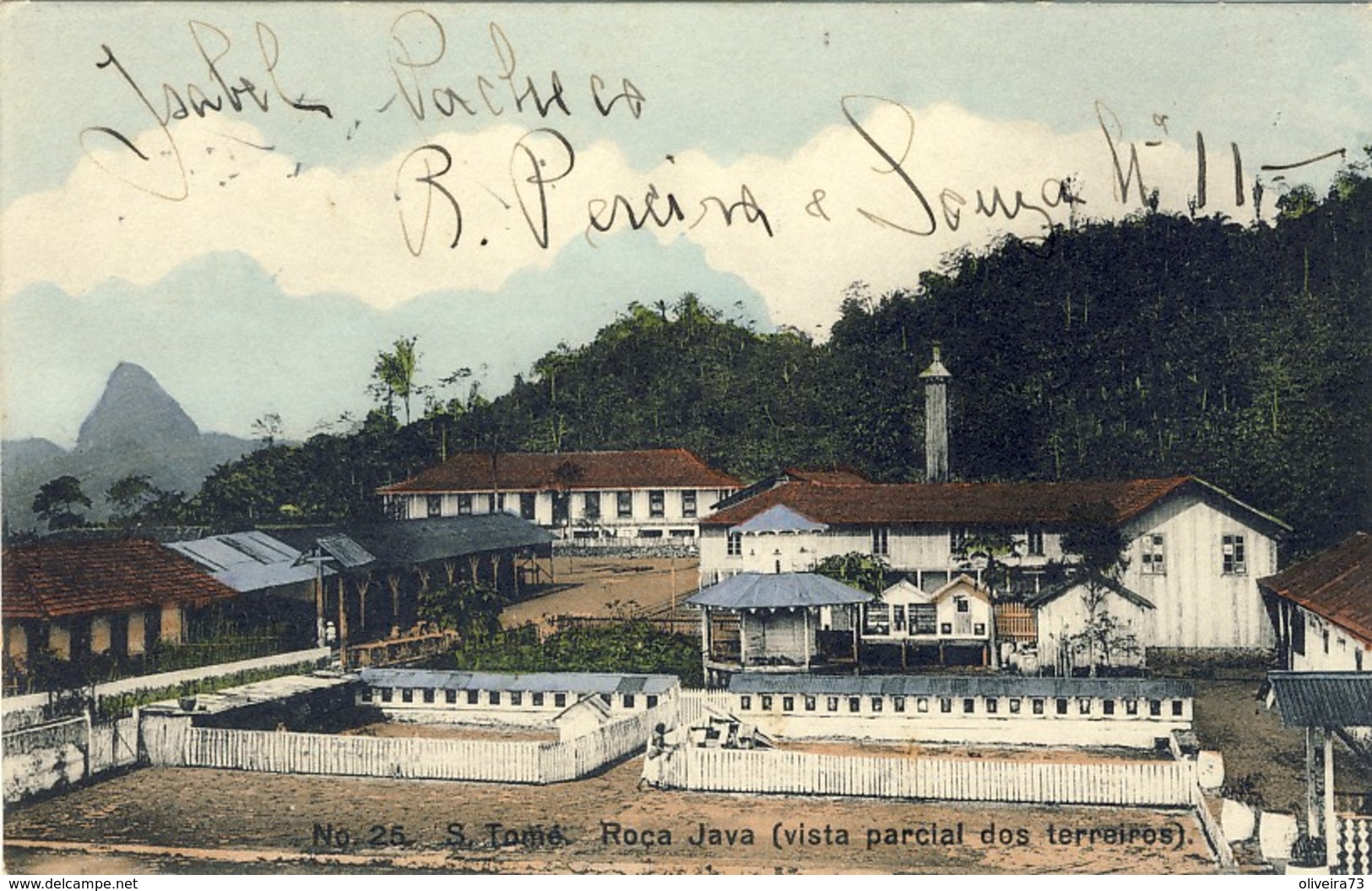 S SÃO TOMÉ - Roça Java (vista Parcial Dos Terreiros) - Sao Tome Et Principe