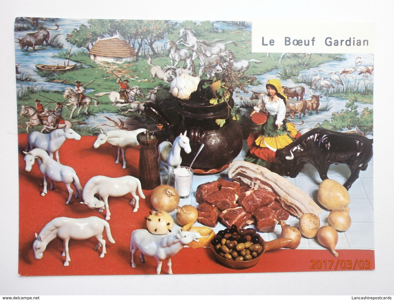 Postcard Le Boeuf Gardian My Ref B2515 - Recipes (cooking)