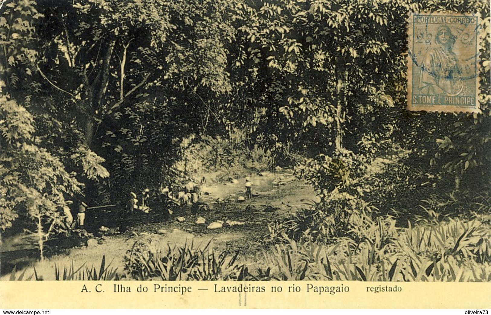 S SÃO TOMÉ - ILHA DO PRINCIPE - Lavadeiras No Rio Papagaio - Sao Tome And Principe