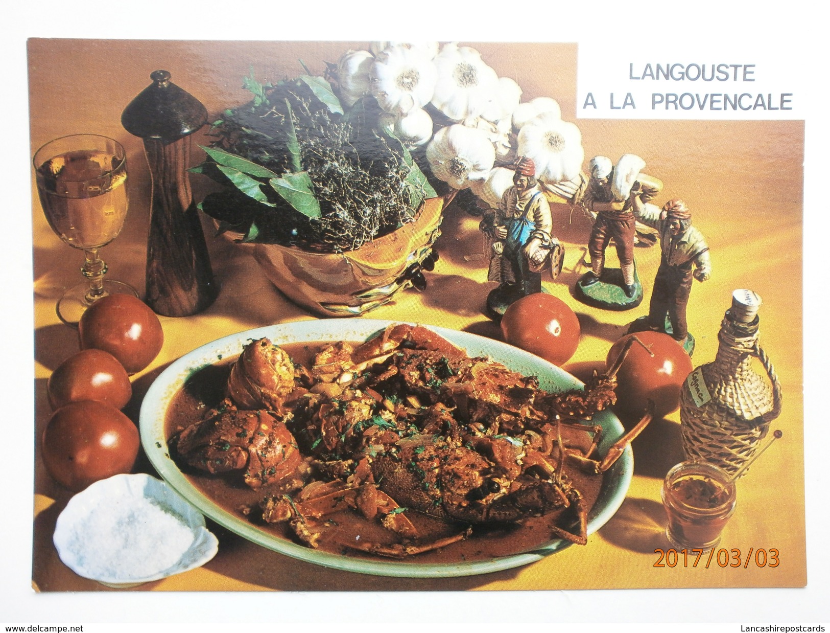 Postcard Langouste A La Provencale My Ref B2516 - Recipes (cooking)