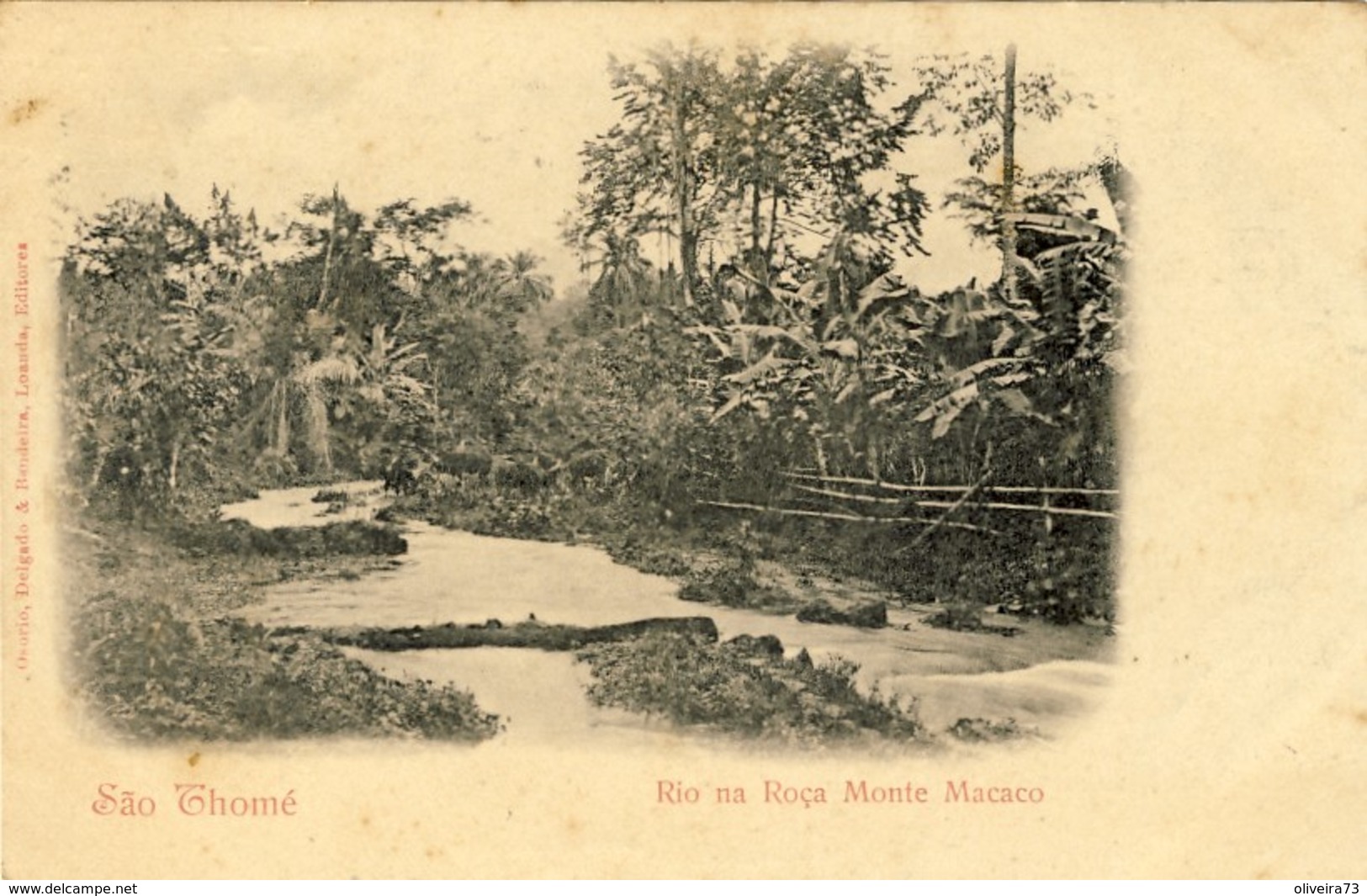 S SÃO TOMÉ - Rio Na Roça Monte Macaco - Sao Tome And Principe