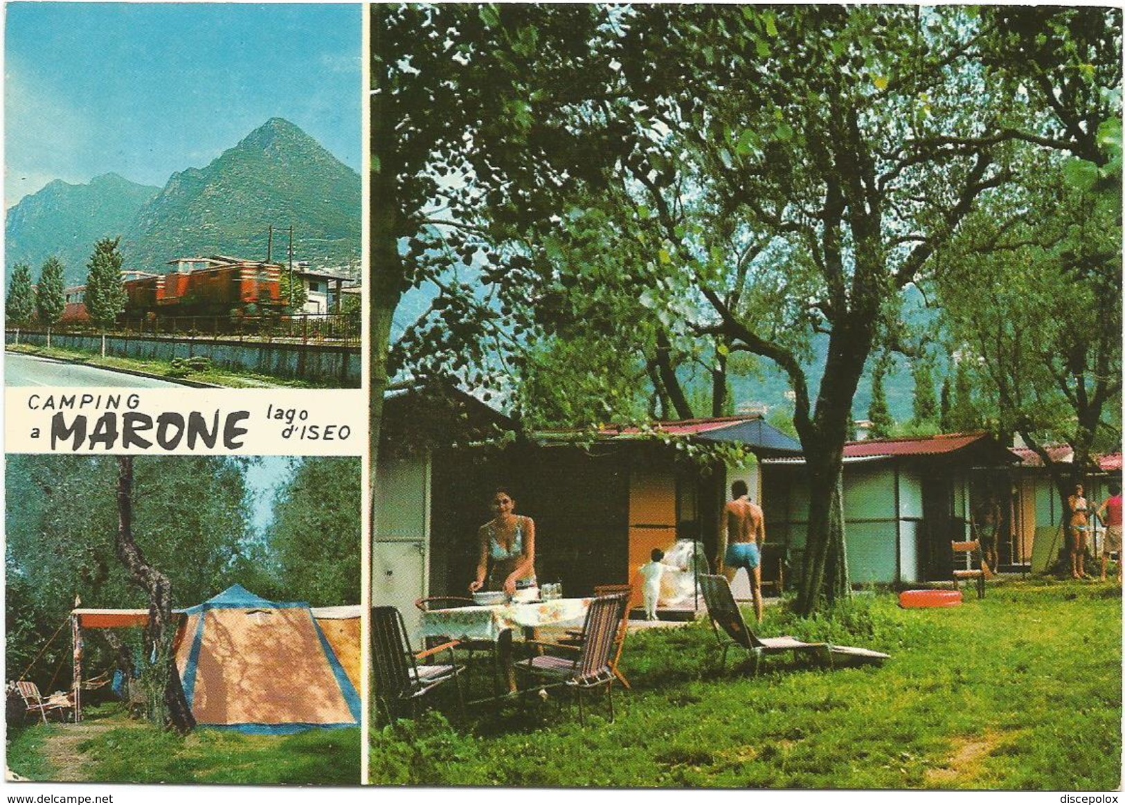 T3211 Marone (Brescia) - Lago D'Iseo - Camping - Panorama Vedute Multipla / Non Viaggiata - Altri & Non Classificati