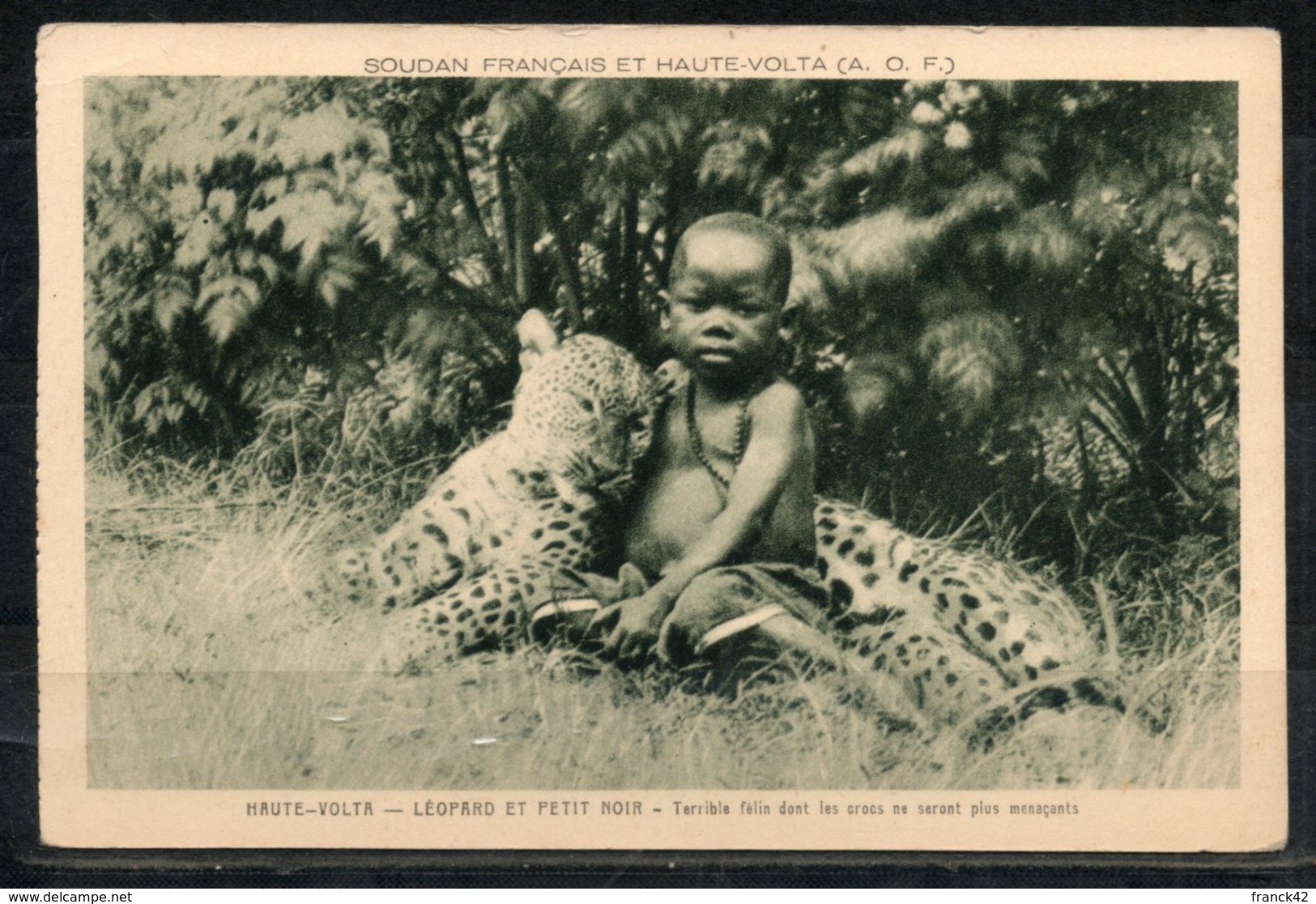 Haute Volta. "leopard Et Le Petit Noir" - Burkina Faso