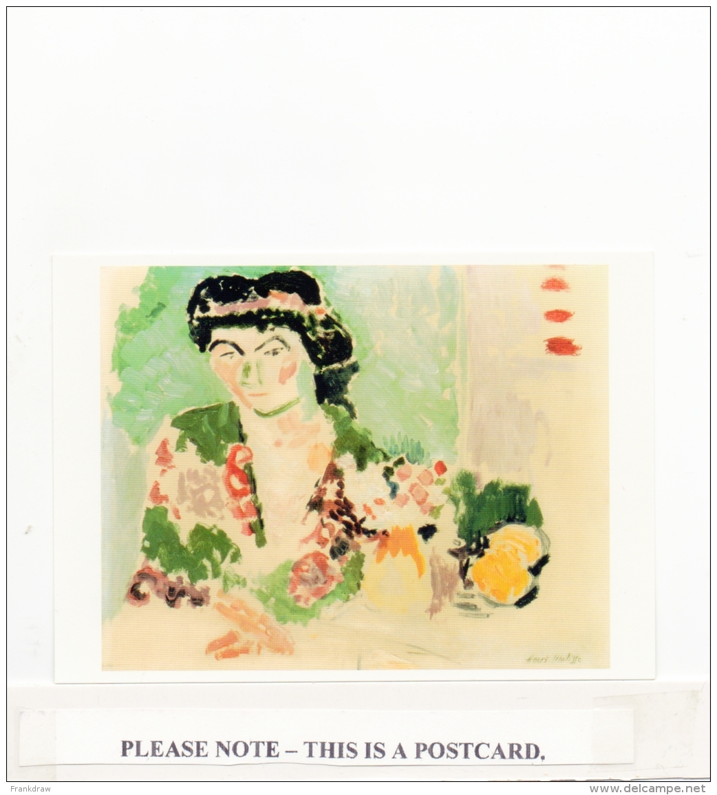 Postcard - Art - Henri Matisse - Woman In A Kimona C1906 - Very Good - Non Classificati