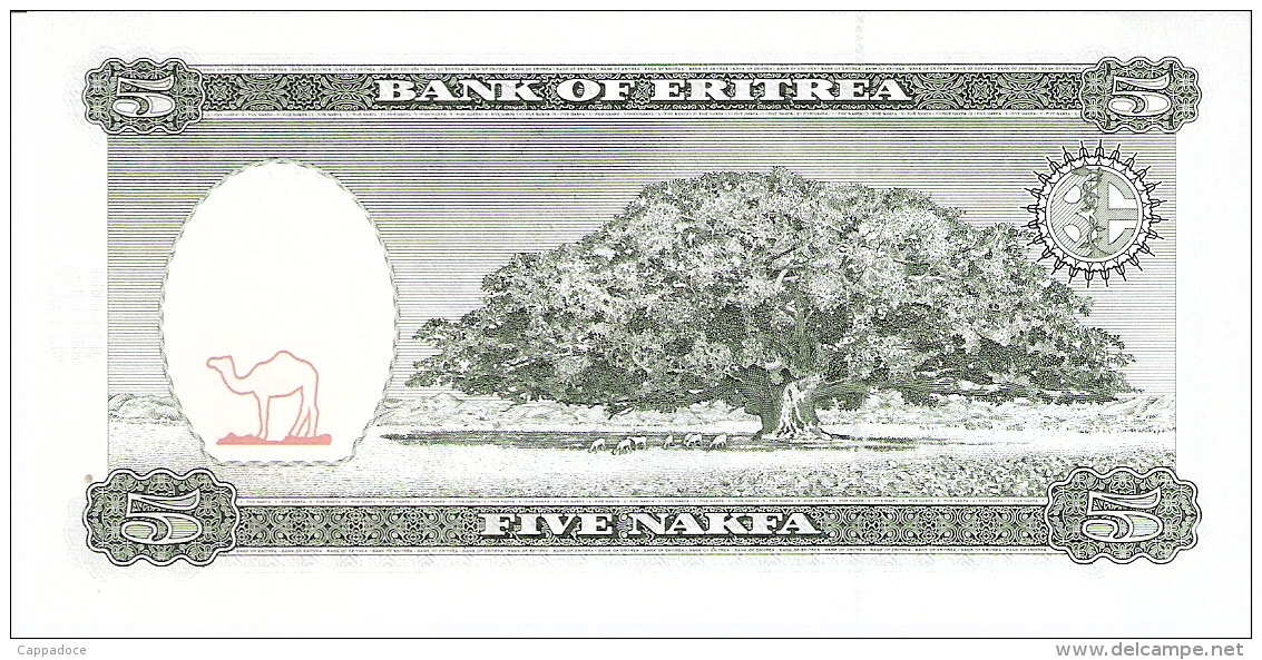 ERYTHREE   5 Nakfa   24/5/1997   P. 2   UNC - Eritrea