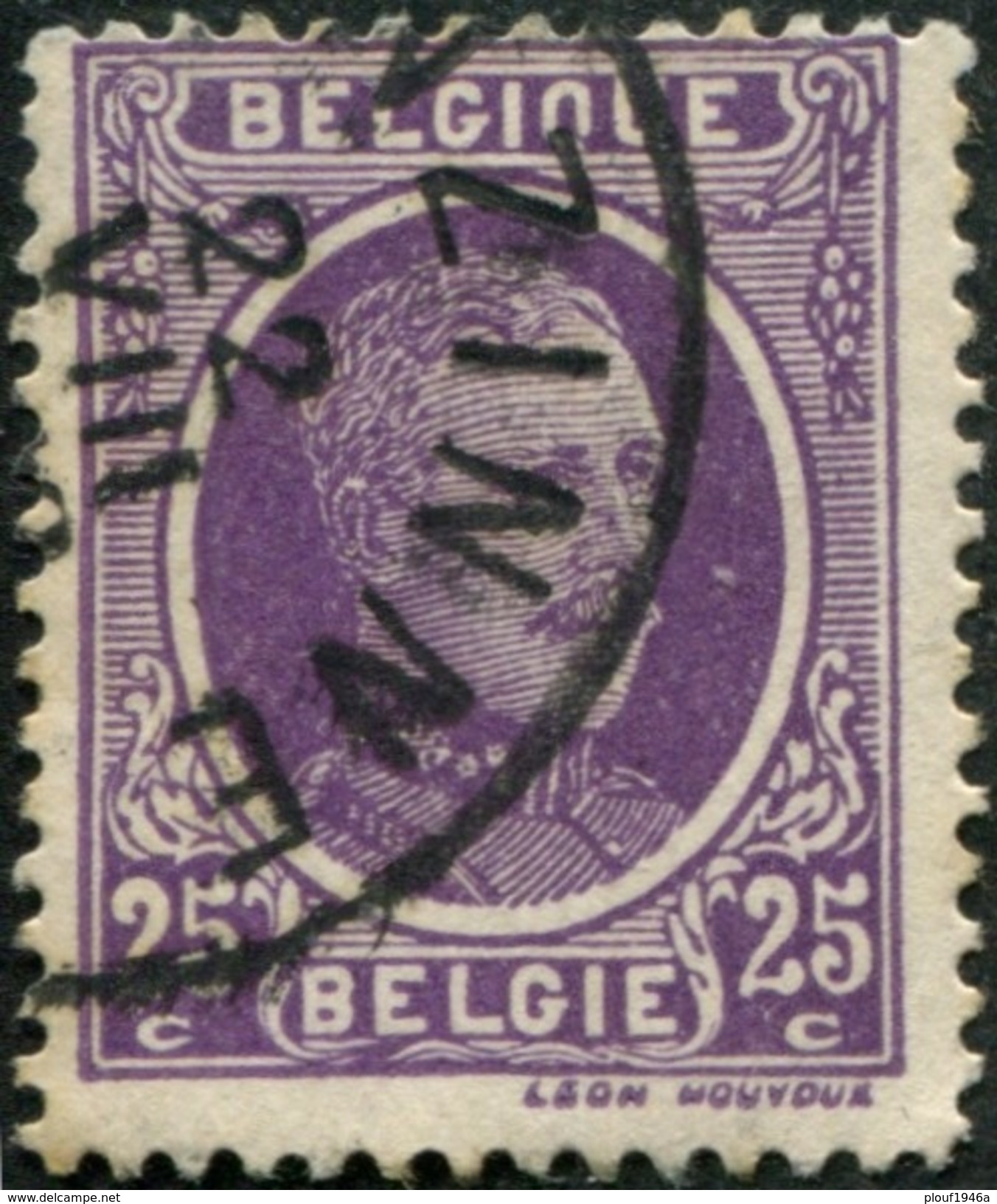 COB  198 -V23 (o) Coin Inférieur Droit Abîmé - 1901-1930