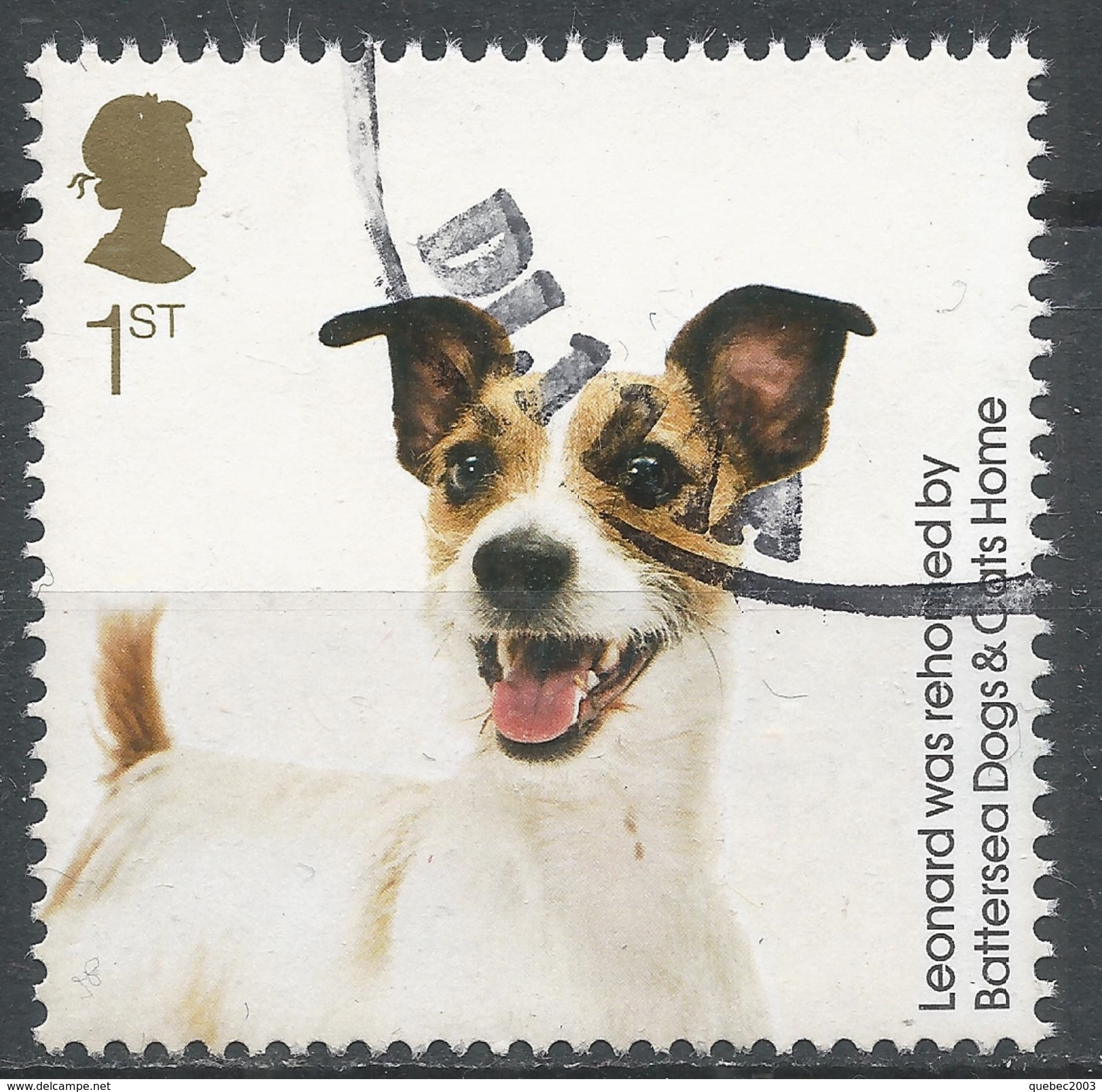 Great Britain 2010. Scott #2765 (U) Battersea Dogs And Cats Home, 150th Anniv. Leonard (dog) * - Oblitérés