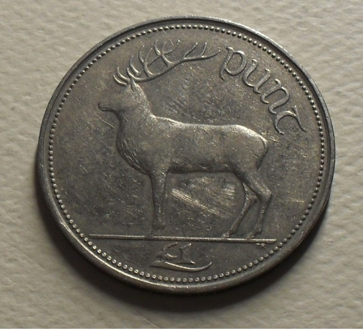 1990 - Irlande - Ireland Republic - 1 PUNT (POUND), KM 27 - Ierland