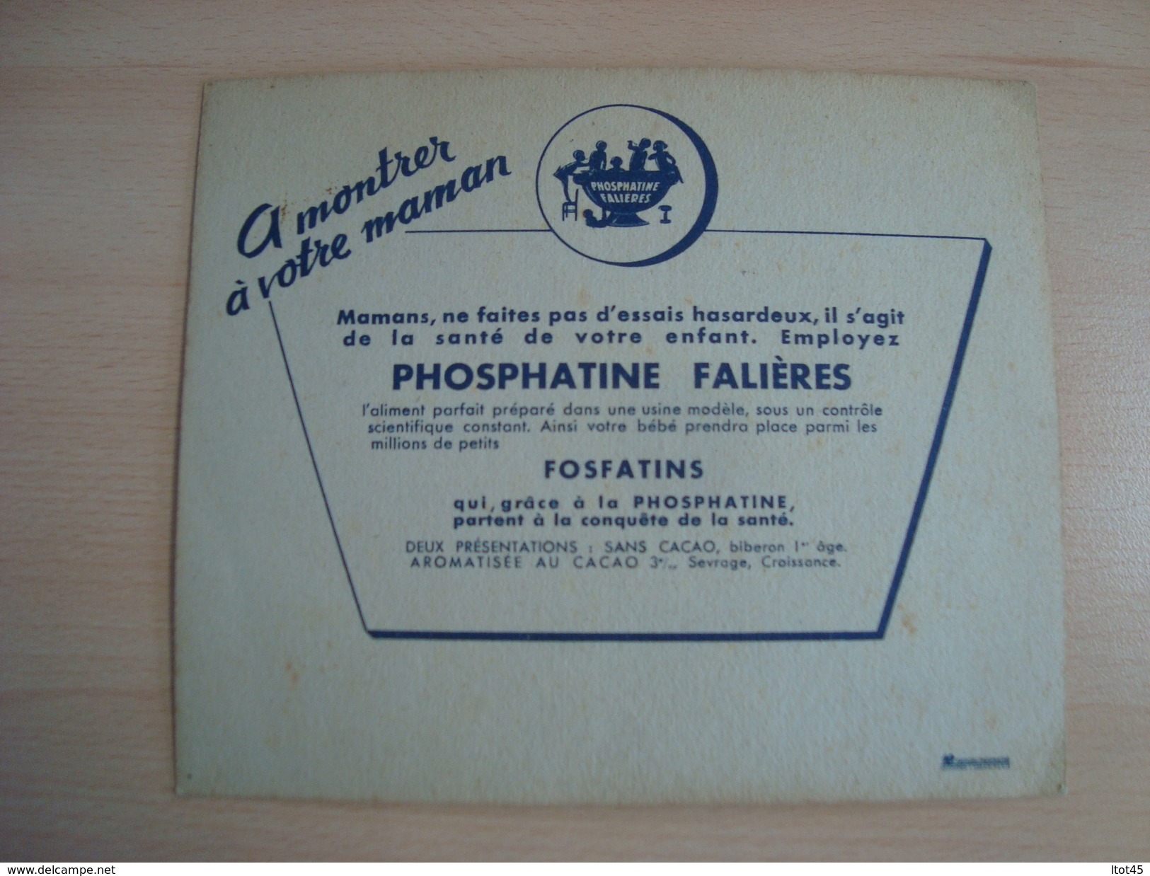 Image PHOSPHATINE FALIERES L - Autres & Non Classés