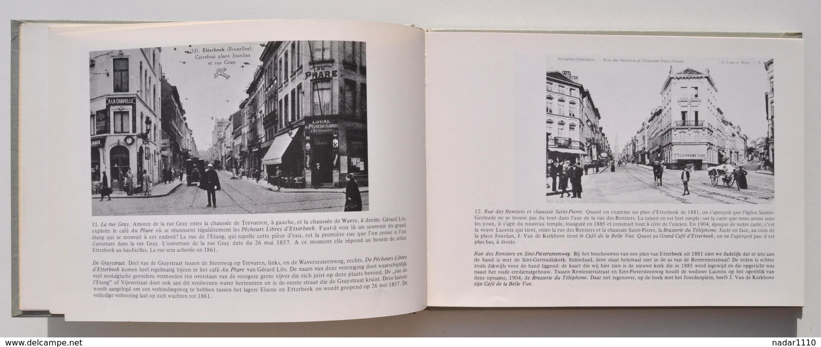Livre :  ETTERBEEK En CARTES POSTALES ANCIENNES Tome 2 / In Oude Prentkaarten Deel 2  - Par Gustave Abeels, 1980 - Livres & Catalogues
