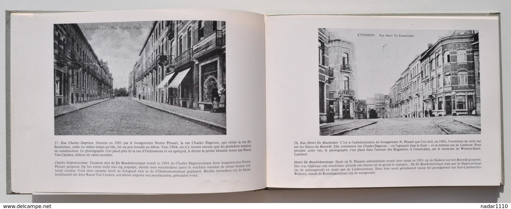 Livre :  ETTERBEEK en CARTES POSTALES ANCIENNES tome 2 / in oude prentkaarten deel 2  - par Gustave Abeels, 1980