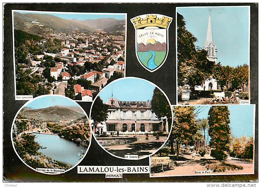 LAMALOU LES BAINS CARTE MULTIVUES - Lamalou Les Bains