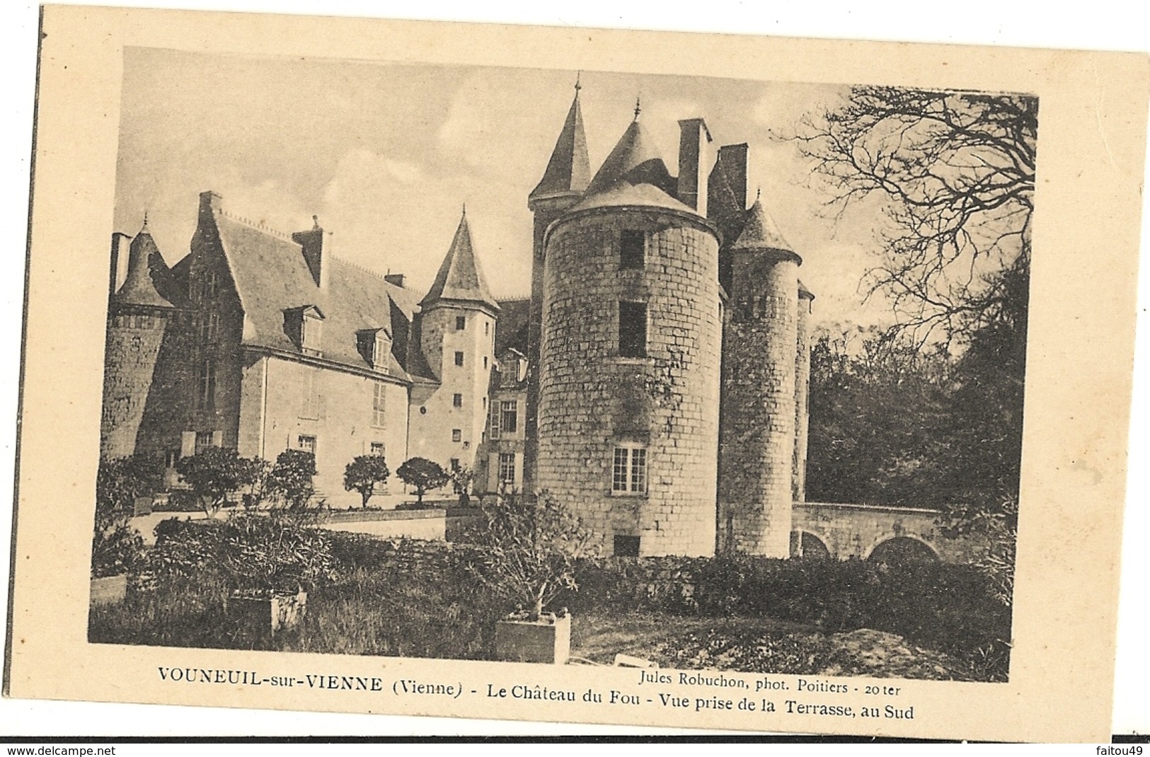 VOUNEUIL Sur VIENNE - Le Château Du Fou   120 - Vouneuil Sur Vienne