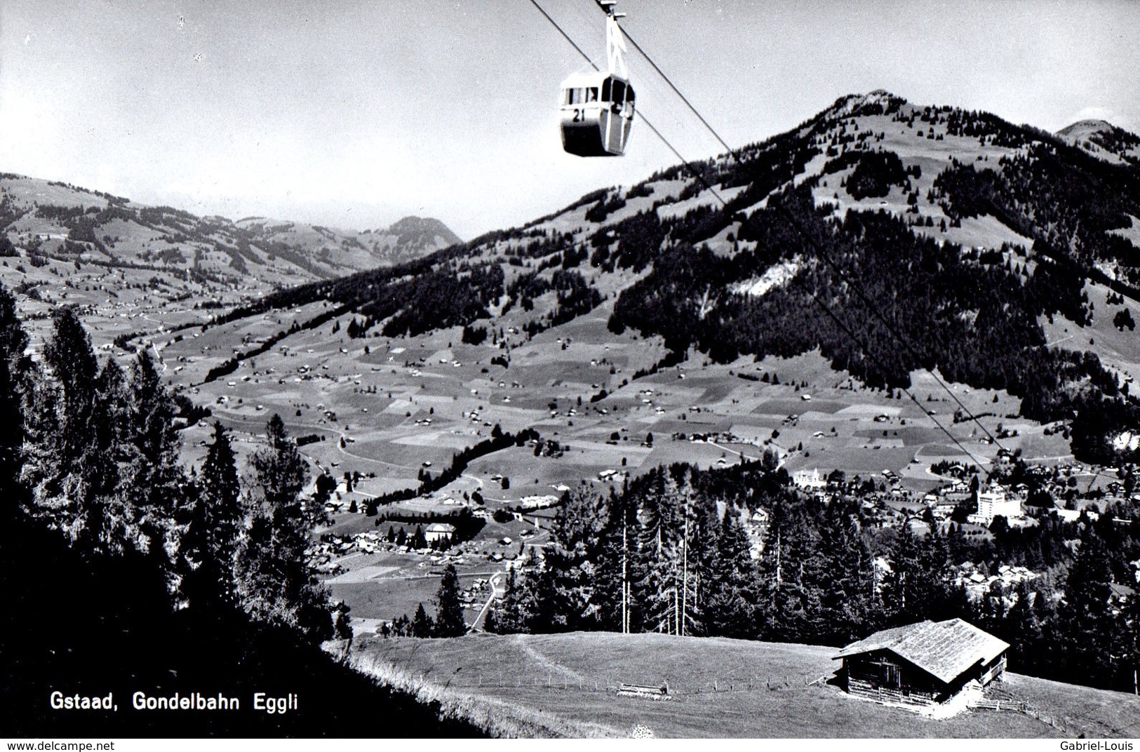 Gstaad  Gondelbahn Eggli - Gstaad