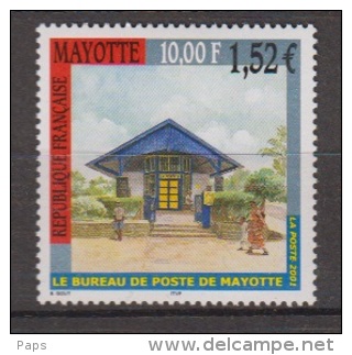 2001-MAYOTTE-N°109** BUREAU DE POSTE DE MAYOTTE. - Ongebruikt