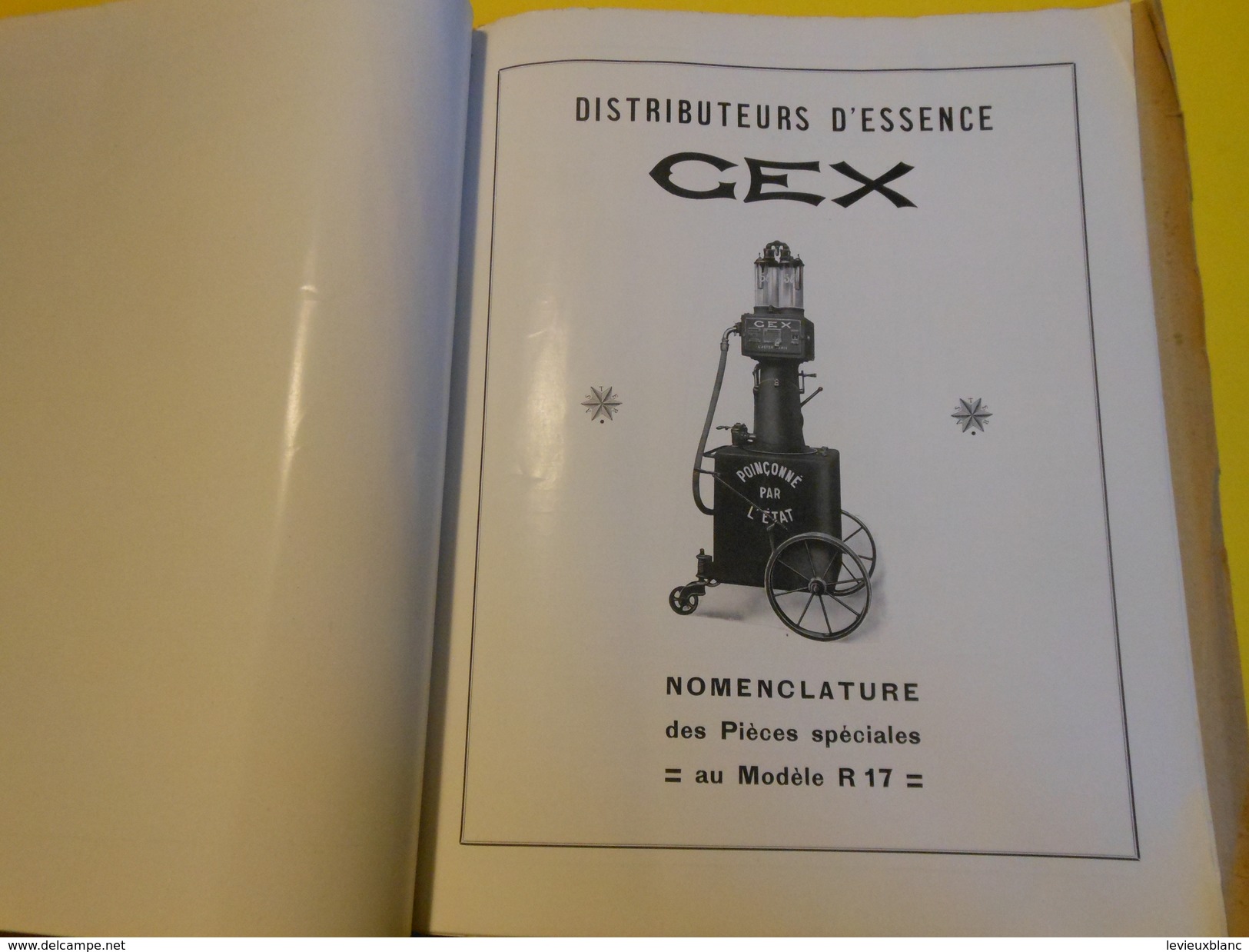 Catalogue/ASTER/Distributeurs Essence semi-automatiques CEX/Piéces détachées  ensembles de piéces/IVRY/1930-31    CAT176