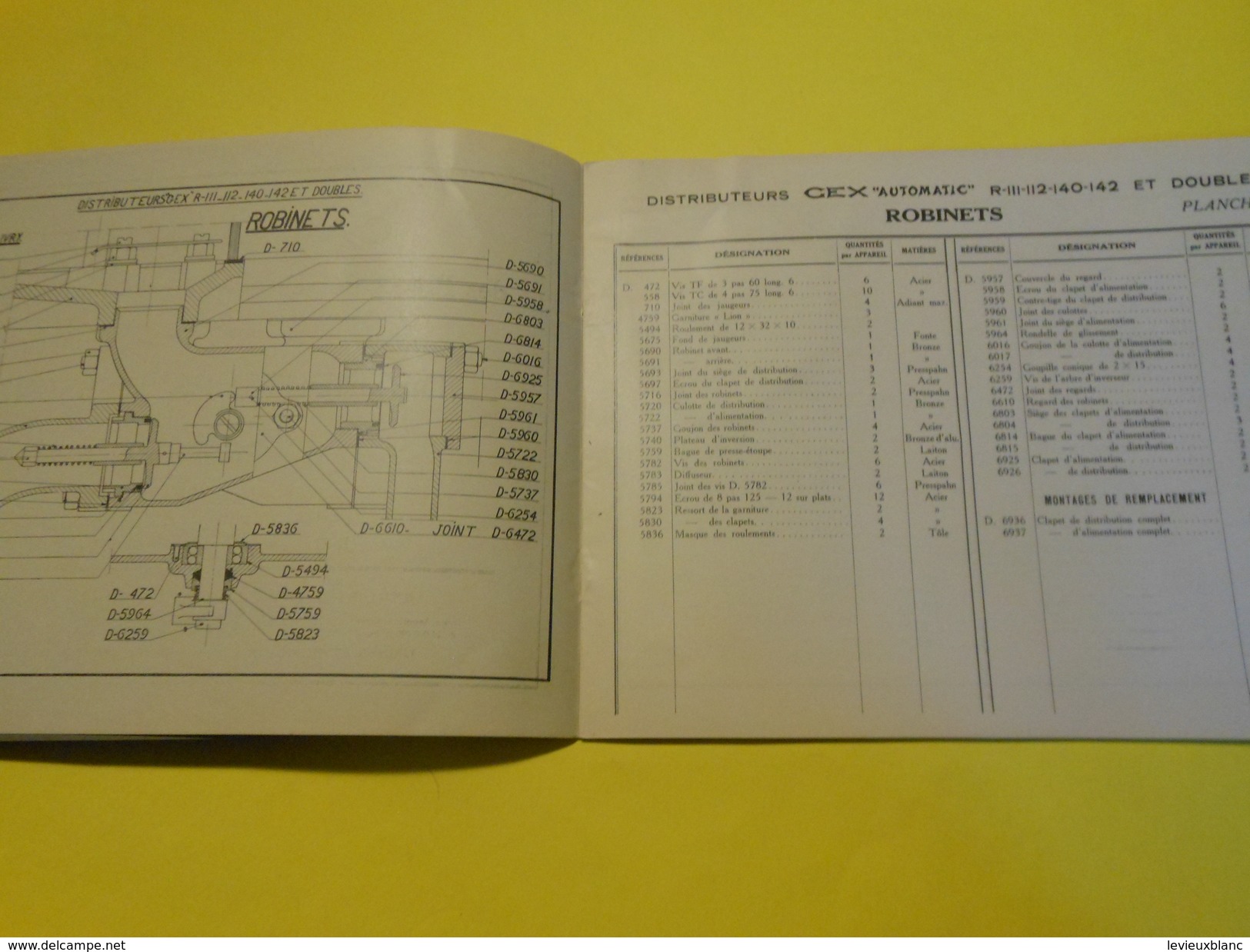 Catalogue/ASTER/Distributeurs D'Essence Automatiques CEX/ Piéces Détachées  Ensembles De Piéces/IVRY/1930-35     CAT177 - Werbung