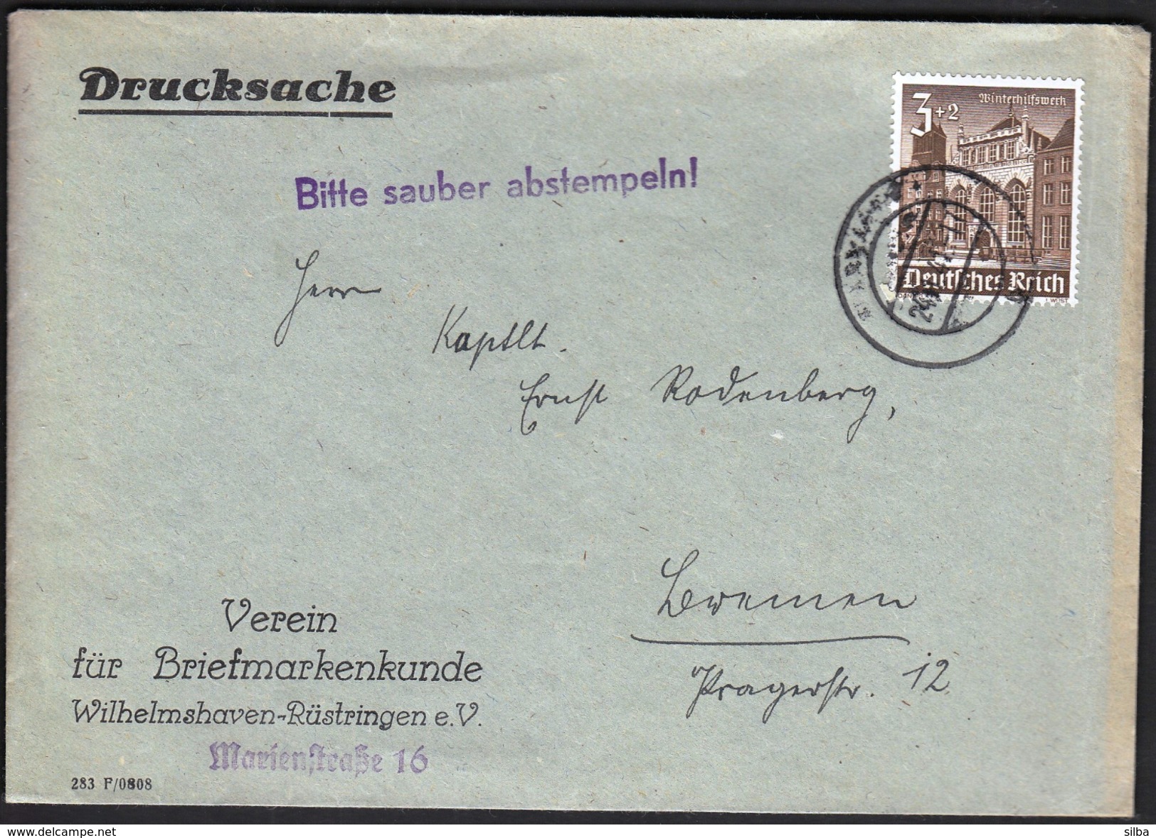 Germany Deutsches Reich 1941 / Verein Fur Briefmarkenkunde - Briefe U. Dokumente