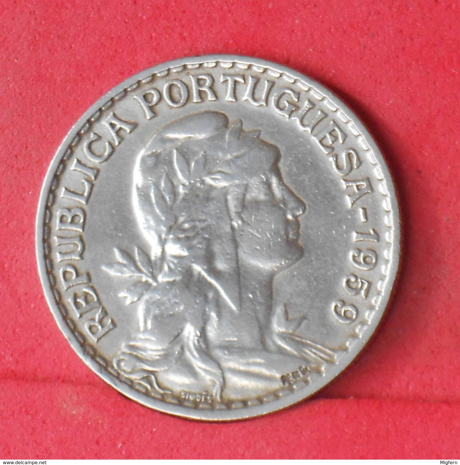 PORTUGAL 1 ESCUDOS 1959 -    KM# 578 - (Nº10058) - Portugal