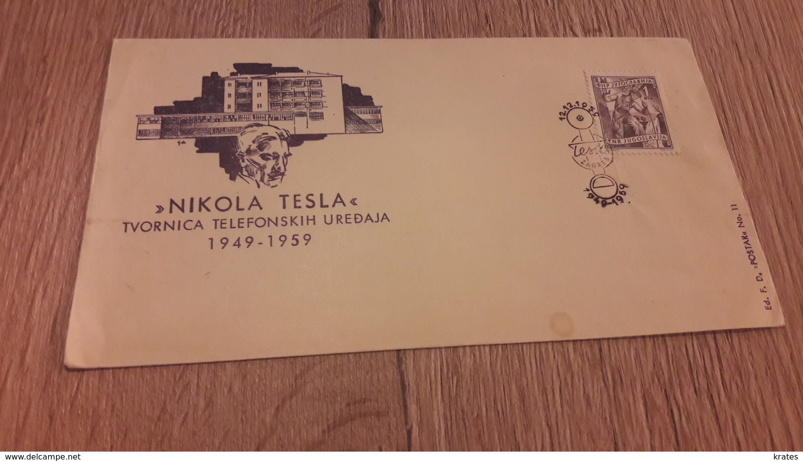 Old Letter - Yugoslavia, Croatia, Nikola Tesla - Other & Unclassified