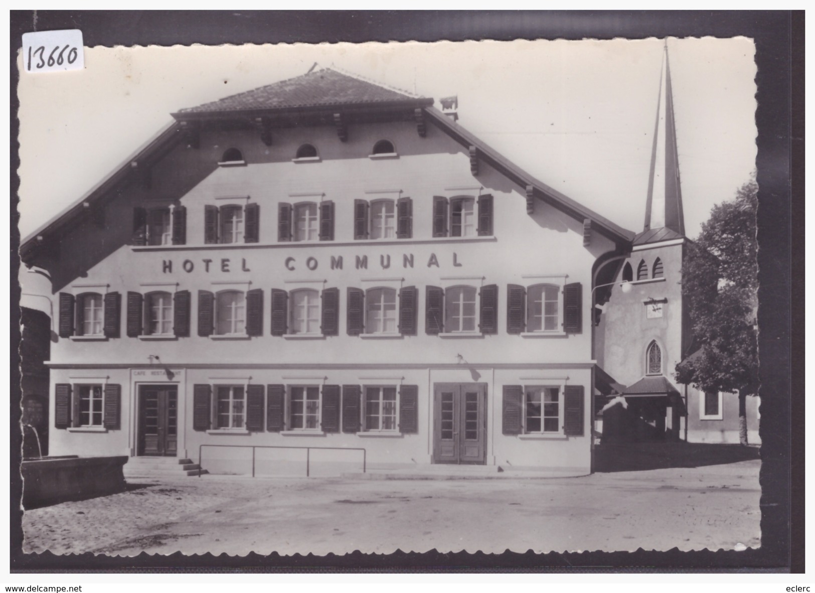 FORMAT 10x15 Cm - DISTRICT D'AUBONNE - BALLENS - HOTEL COMMUNAL - TB - Ballens