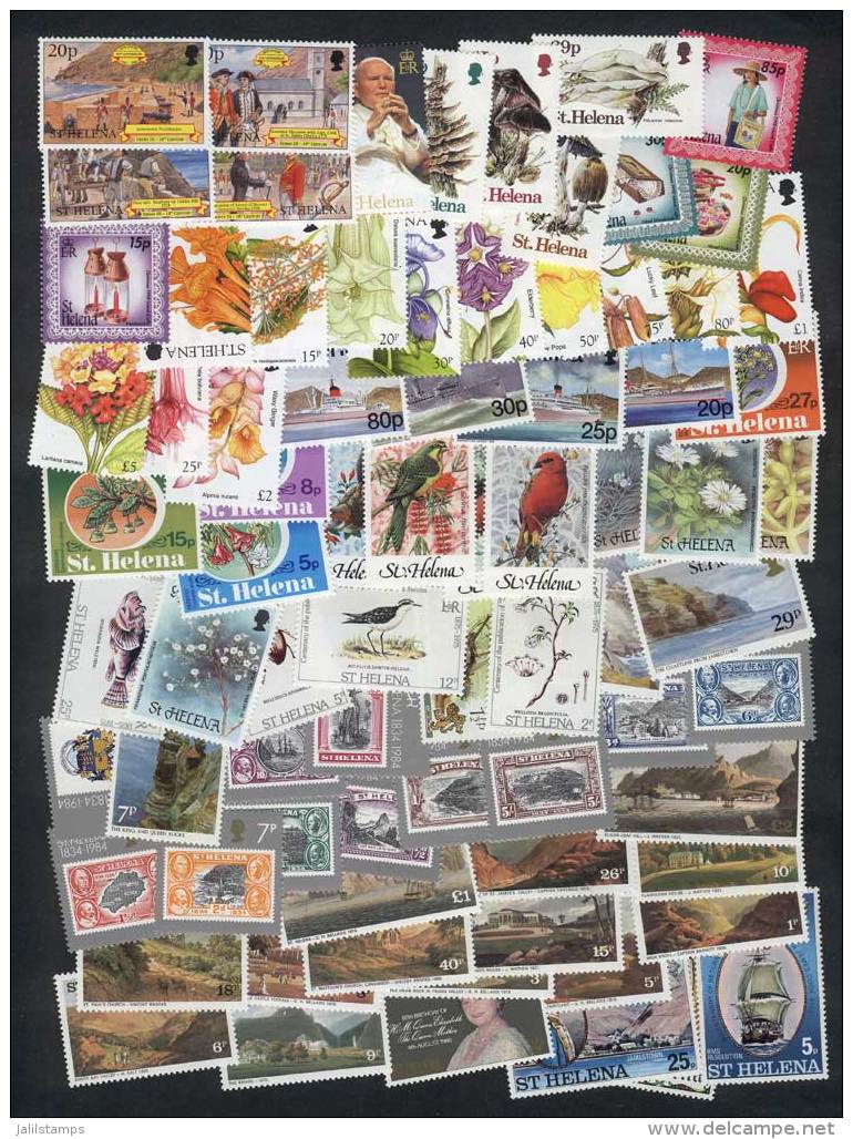 Lot Of Stamps And Complete Sets + Souvenir Sheets, Very Thematic, All Of Excellent Quality, High Catalog Value, LOW... - Sainte-Hélène