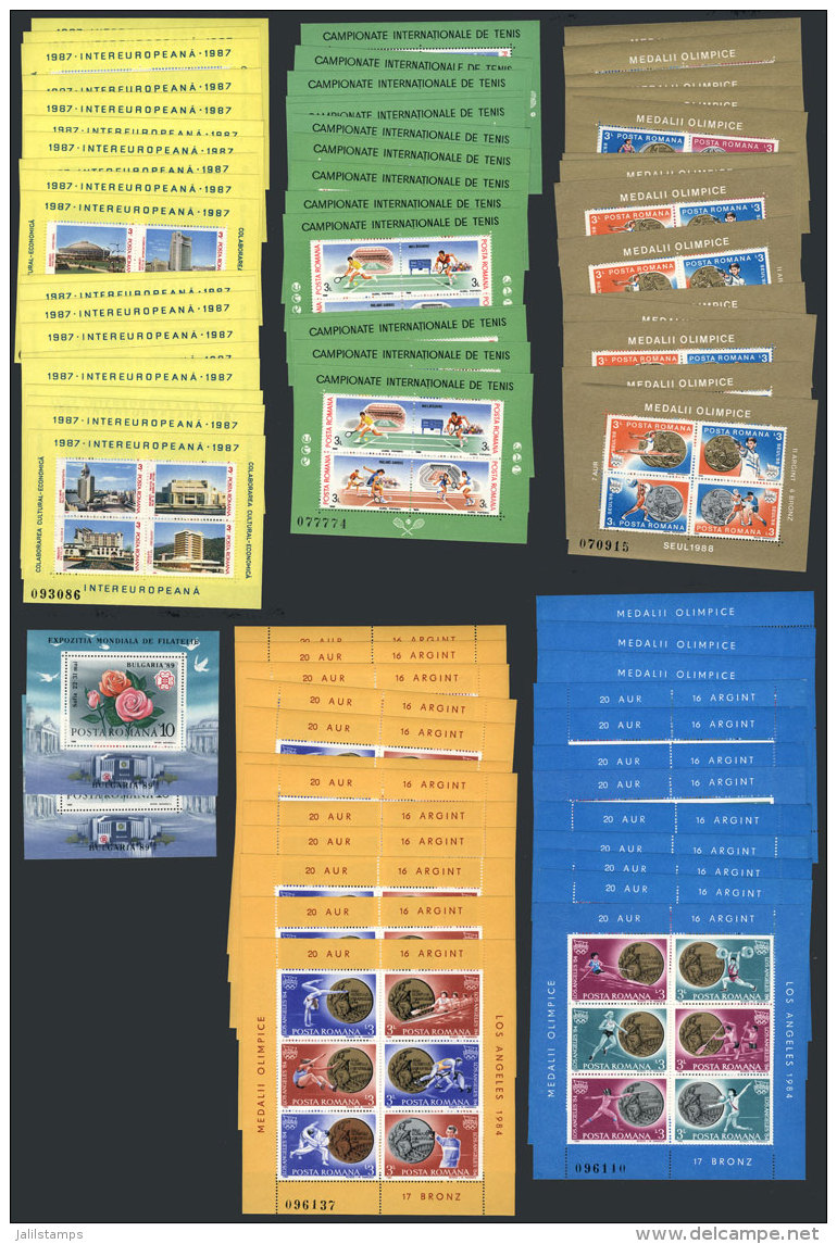 Lot Of Very Thematic Souvenir Sheets, All MNH And Of Excellent Quality, Moderate Duplication (between 7 And 12... - Autres & Non Classés