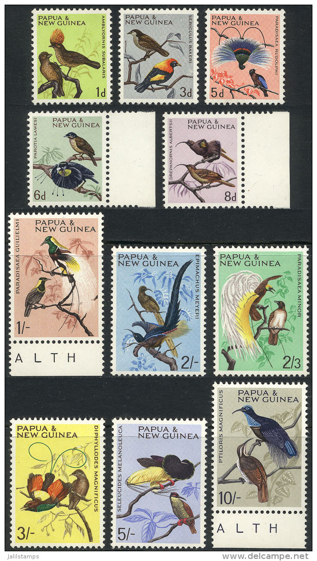 Sc.188/198, 1964/5 Birds, Complete Set Of 11 Unmounted Values, Excellent Quality, Catalog Value US$29+ - Papouasie-Nouvelle-Guinée