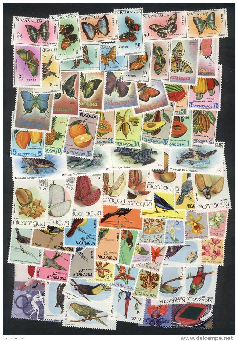 Lot Of Stamps And Complete Sets + Souvenir Sheets, Very Thematic, All Of Excellent Quality. Yvert Catalog Value... - Nicaragua