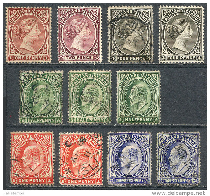 Interesting Lot Of Old Stamps, General Quality Is Fine To Very Fine, Good Opportunity At Low Start! - Falkland