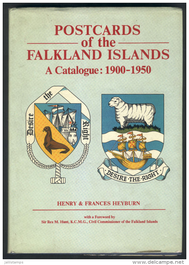 HEYBURN, Henry &amp; Frances: "Postcards Of The Falkland Islands, A Catalogue: 1900-1950", Edited In 1985, 254... - Falkland