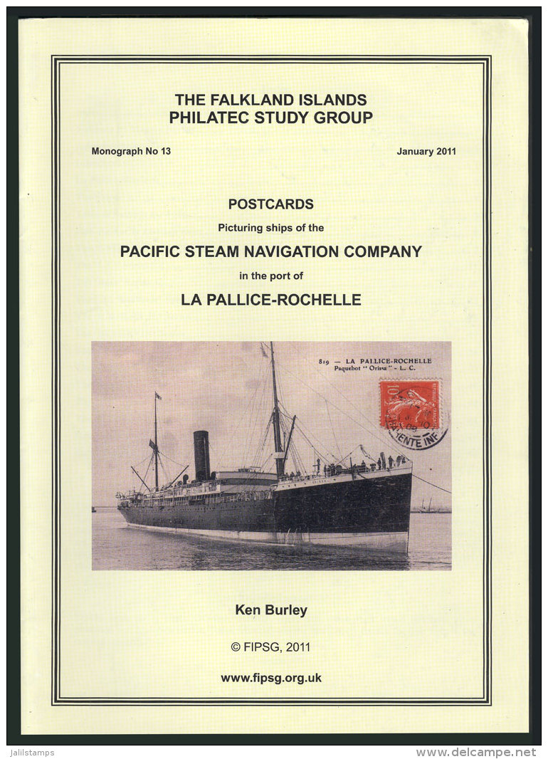 BURLEY, Ken: Postcards Picturing Ships Of The Pacific Steam Navigation Co. In The Port Of La Pallice-Rochelle,... - Falkland