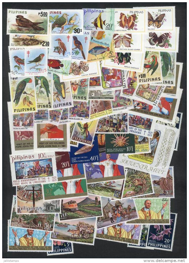 Lot Of Stamps And Complete Sets + Souvenir Sheets, Very Thematic, All Of Excellent Quality. Yvert Catalog Value... - Philippines