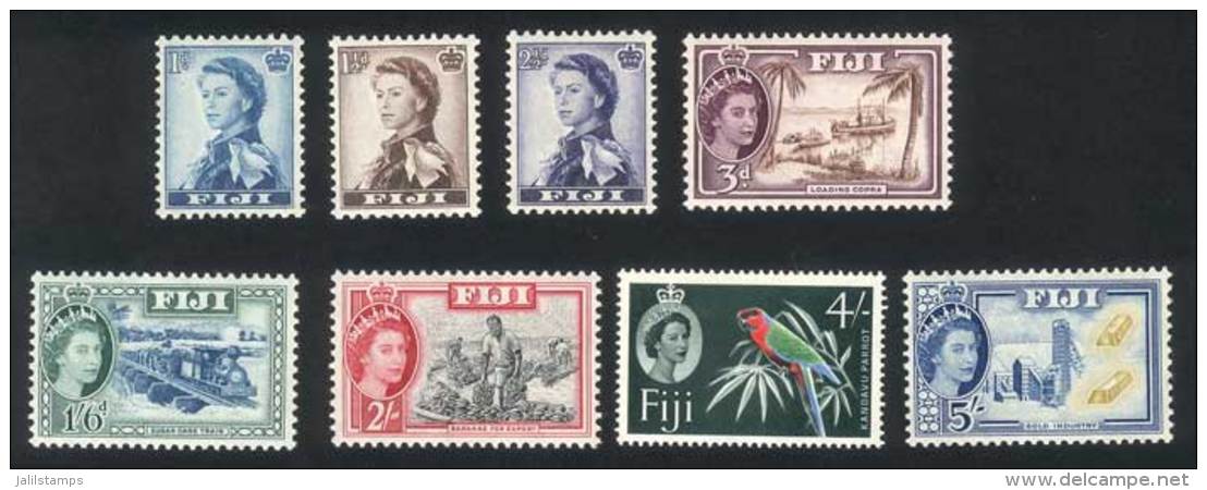 Yvert 147/164, Local Industries And Bird, Complete Set Of 8 Values, Excellent Quality! - Fidji (...-1970)