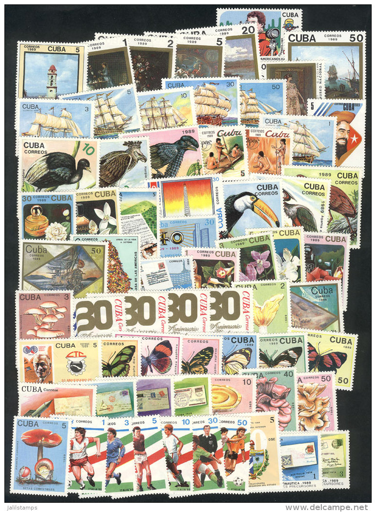 Yvert 2903/2998 + B.112/115, 1989 Complete Yearset, MNH, Catalog Value Euros 80+ - Autres & Non Classés