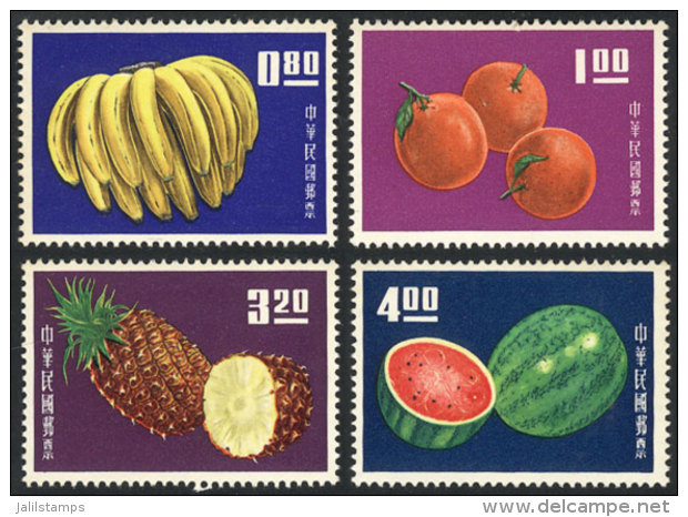 Sc.1414/1417, 1964 Fruit, Cmpl. Set Of 4 Values, MNH, VF Quality, Catalog Value US$91 - Autres & Non Classés