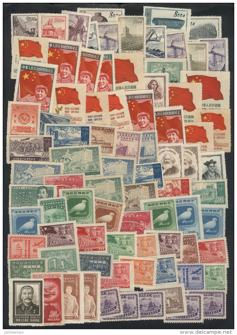 Interesting Lot Of Stamps, Almost All Issued Without Gum, Very Fine General Quality, Low Start! - Collections, Lots & Séries