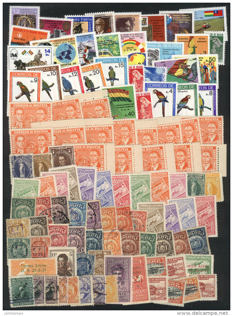 Lot Of Old And Modern Stamps And Sets, Most Of Fine To Very Fine Quality. High Yvert Catalog Value (I Estimate... - Bolivie