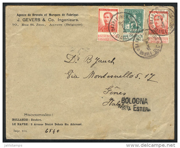 Cover Sent To Italy On 7/OC/1915, VF! - Autres & Non Classés