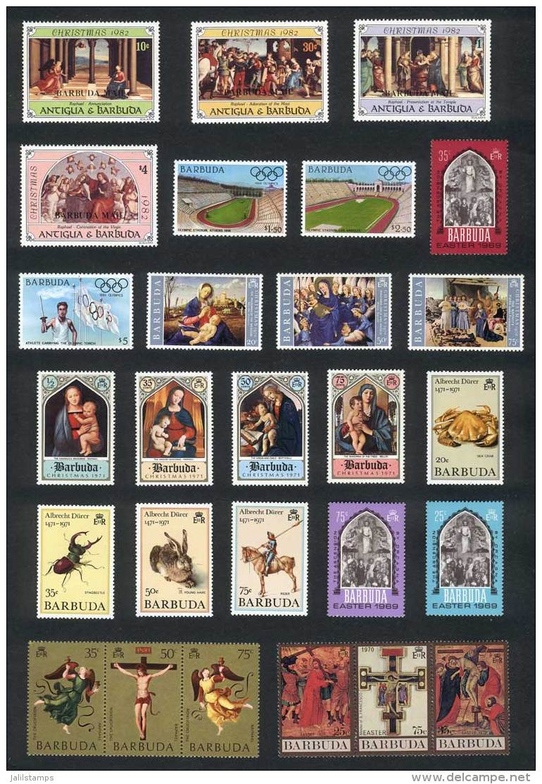 Lot Of Stamps And Sets, Very Thematic, All Of Excellent Quality. Yvert Catalog Value Approx. Euros 40. - Barbuda (...-1981)