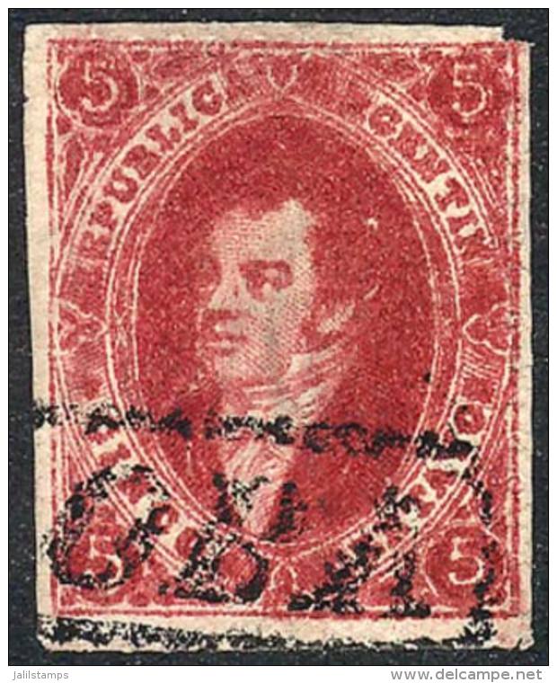 GJ.26, 5th Printing, Dark Carmine, Used In C&oacute;rdoba, Superb! - Oblitérés