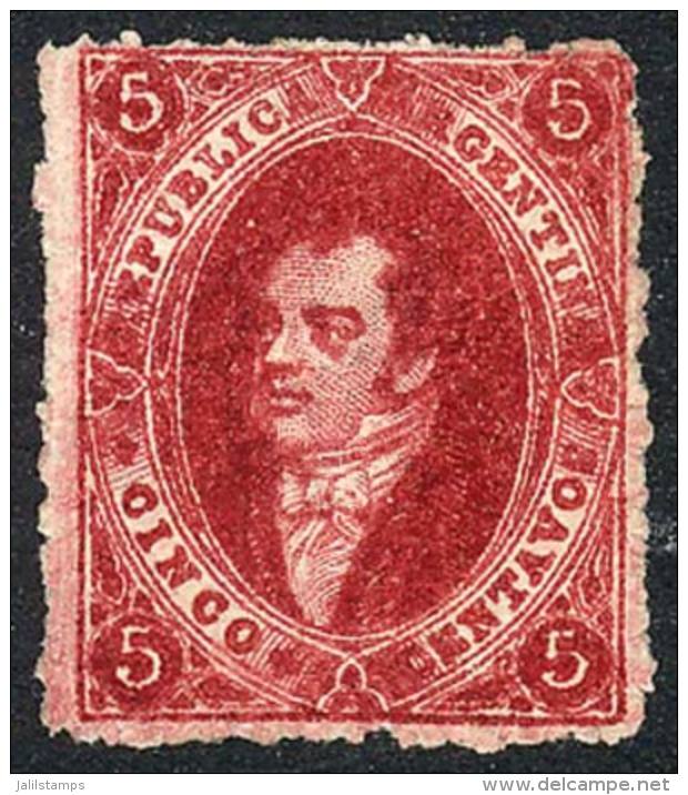 GJ.26, 5th Printing, Unused, Fantastic Example In Intense Carmine Color, Excellent! - Neufs