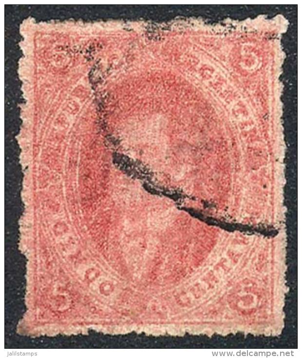 GJ.25e, 4th Printing, Vertically DIRTY PLATE Variety, Very Notable Over The Face, Excellent Quality! - Neufs
