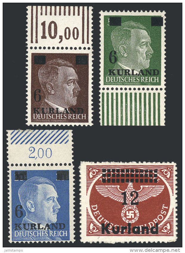 Michel 1/3 + 4, The 4 Values MNH, Very Fine Quality, Catalog Value Euros 145 - Autres & Non Classés