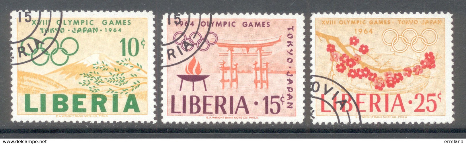 Liberia 1964 - Michel Nr. 623 - 625 O - Liberia