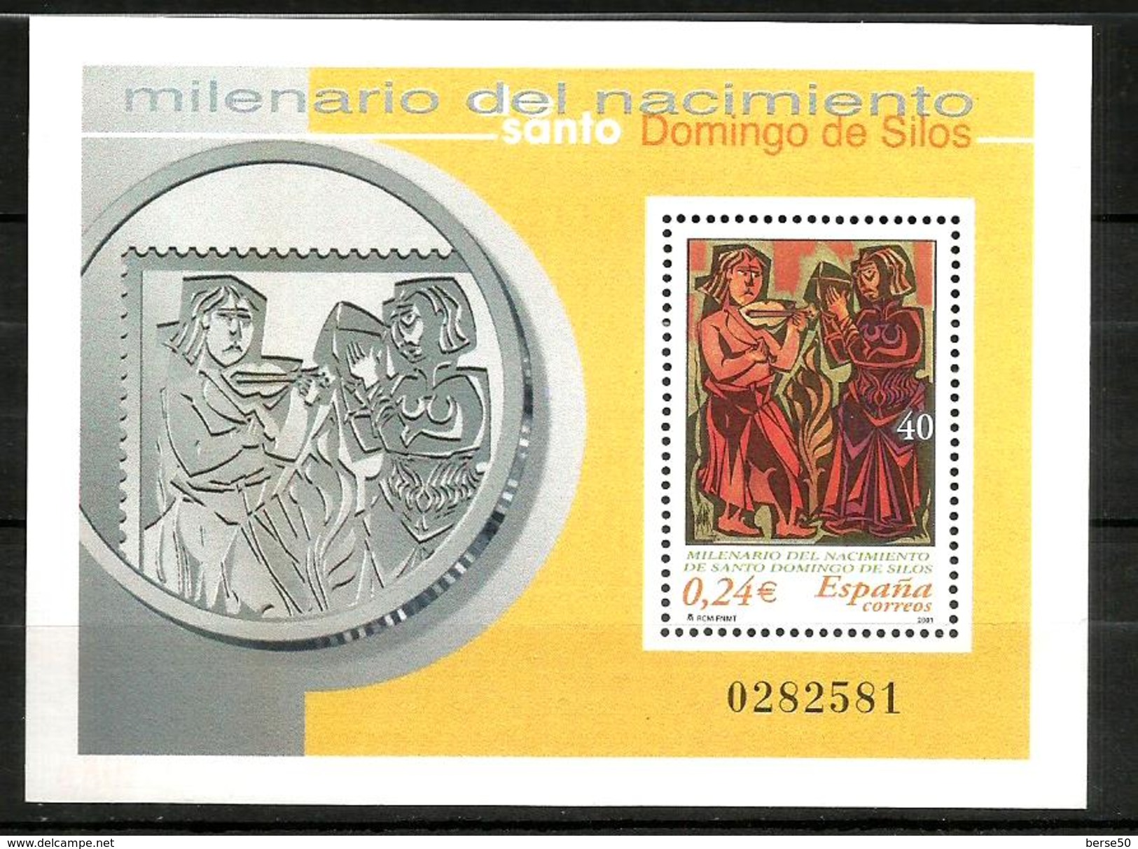 2001 SPAGNA Foglietti    Nuovo ** MNH - Nuovi