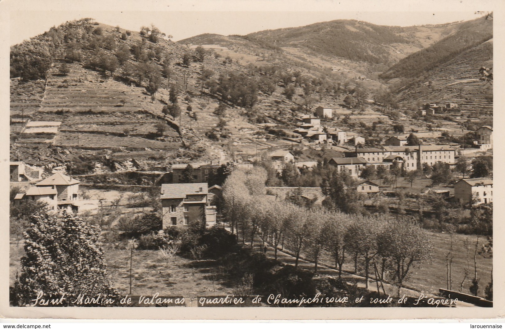 07 - SAINT MARTIN DE VALAMAS - Quartier De Champchiroux Et Route De St Agrève - Saint Martin De Valamas