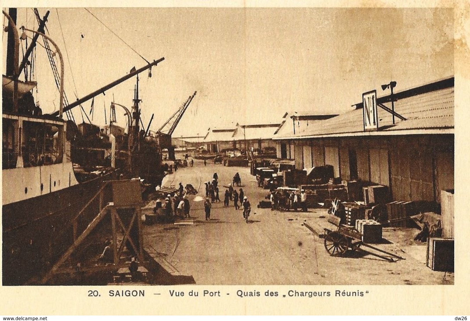 Viet-Nam - Saïgon - Vue Du Port - Quais Des Chargeurs Réunis - Edition Nadal - Carte Non Circulée - Viêt-Nam